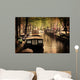 Amsterdam Romantic Canal Boats Wall Decal
