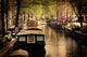 Amsterdam Romantic Canal Boats Wall Decal