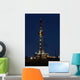 Drilling Rig Night Wall Decal