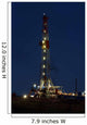 Drilling Rig Night Wall Decal