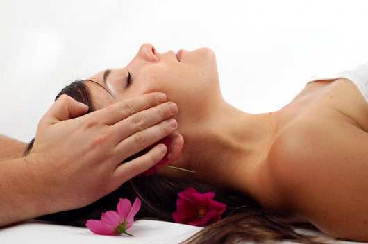 Spa Salon 14 Cheek Massage Wall Decal