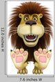 Lion Cartoon Hey You Wall Decal