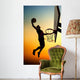 Man Dunking a Basketball Wall Decal