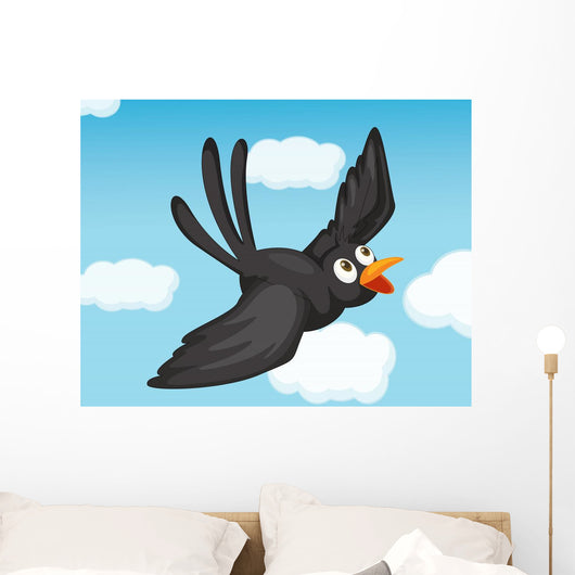 Black Bird Wall Decal
