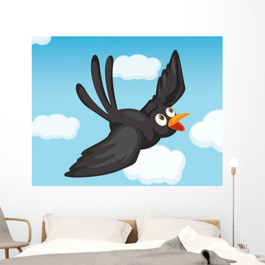 Black Bird Wall Decal
