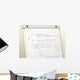 Flip Chart with Text Wall Decal