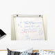 Flip Chart with Text Wall Decal