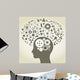 Science Head Wall Decal