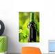 Bottle Wine between Grapevine Wall Decal