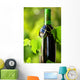 Bottle Wine between Grapevine Wall Decal