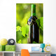 Bottle Wine between Grapevine Wall Decal