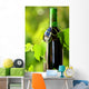 Bottle Wine between Grapevine Wall Decal