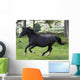Black Horse Running Wall Decal