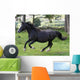 Black Horse Running Wall Decal