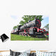 Red and Black Train Wall Decal