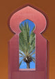 Moroccan Window Date Palm Wall Decal