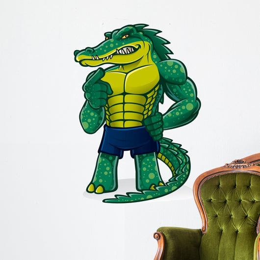 Strong Alligator Wall Decal