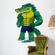 Strong Alligator Wall Decal