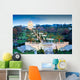 Night Bahai Gardens Israel Wall Decal