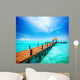 Vacation Tropic Paradise Jetty Wall Decal