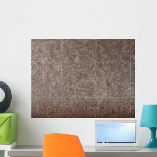 Brown Tile Wallpaper Wall Decal