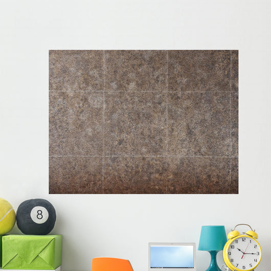 Brown Tile Wallpaper Wall Decal