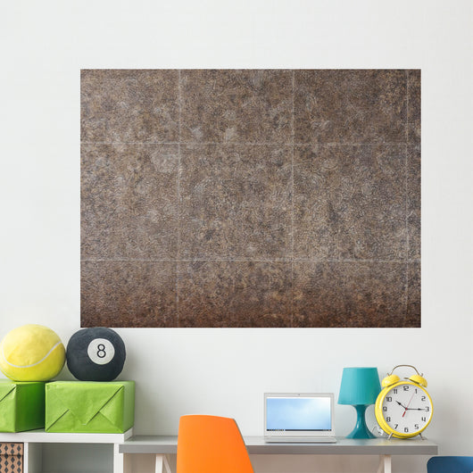 Brown Tile Wallpaper Wall Decal