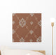 Seamless Damask Wallpaper Wall Decal