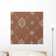 Seamless Damask Wallpaper Wall Decal