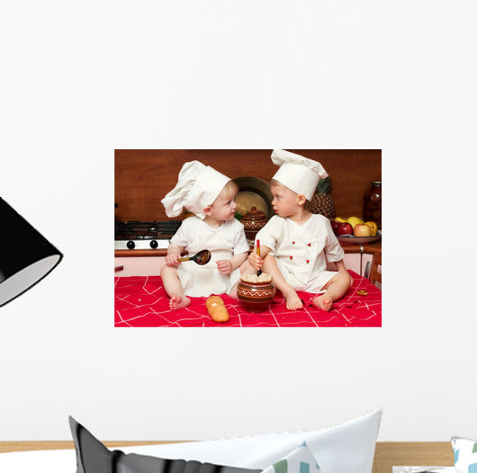 Two Funny Cooks Wall Decal