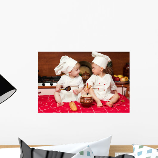 Two Funny Cooks Wall Decal