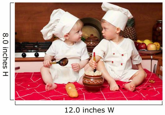 Two Funny Cooks Wall Decal