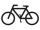 Bicycle Silhouette Wall Decal