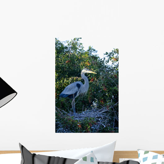 Great Blue Heron Ardea Wall Decal