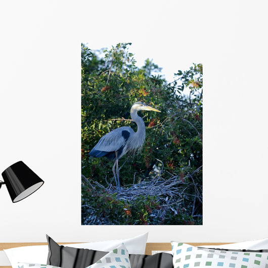 Great Blue Heron Ardea Wall Decal