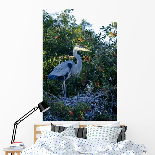 Great Blue Heron Ardea Wall Decal