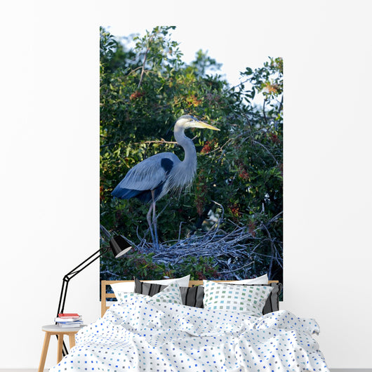 Great Blue Heron Ardea Wall Decal