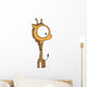 Big-eyed Giraffe Wall Decal