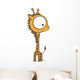 Big-eyed Giraffe Wall Decal