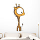 Big-eyed Giraffe Wall Decal