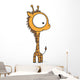 Big-eyed Giraffe Wall Decal