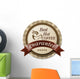 Best Hot Coffee Label Wall Decal