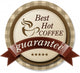 Best Hot Coffee Label Wall Decal