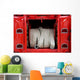 Firehose Red Firetruck Wall Decal