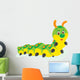 Caterpillar Illustration Wall Decal