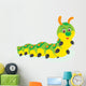 Caterpillar Illustration Wall Decal