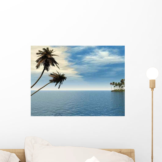 Palm Island Wall Decal