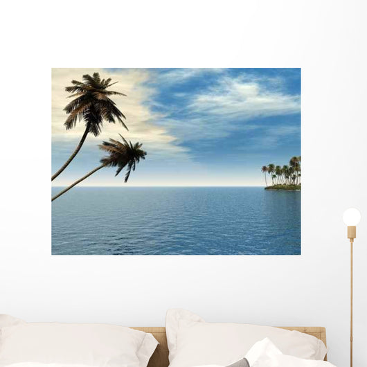 Palm Island Wall Decal