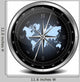 Blue Compass Wall Decal