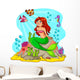 Mermaid and Her Friends Wall Decal